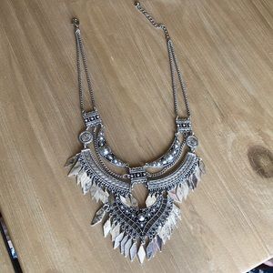 Silver Boho necklace